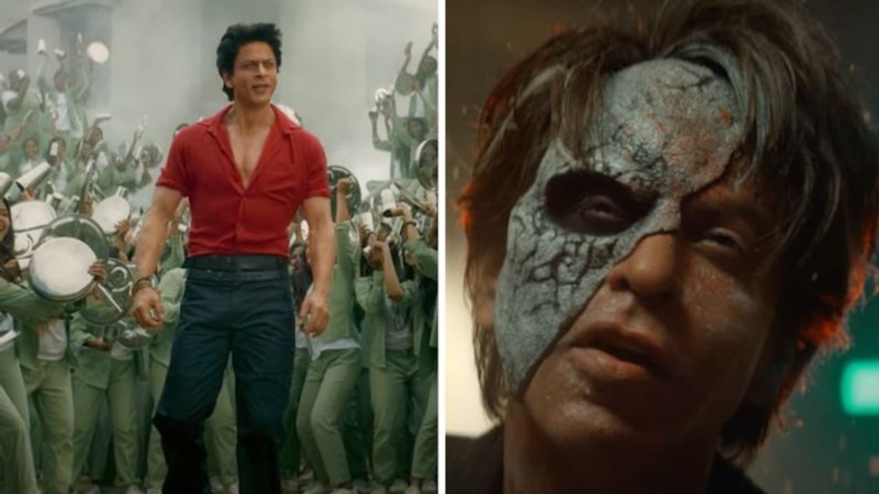 Jawan TEASER OUT: Witness Shah Rukh Khan's never seen before fiery avatar within double roles Jawan TEASER OUT: Witness Shah Rukh Khan's never seen before fiery avatar within double roles