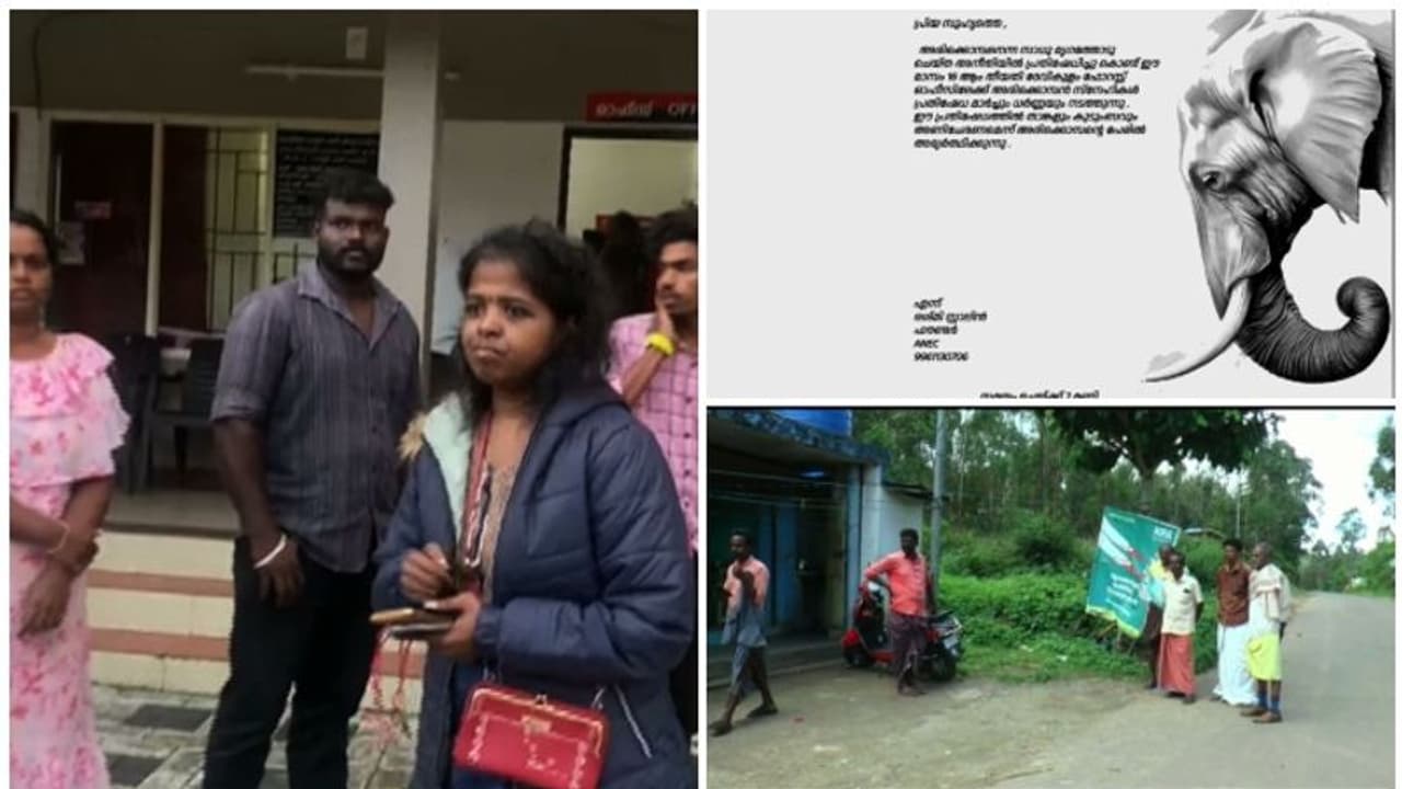 കൊമ്പൻ വിഹരിച്ച 301 കോളനി സന്ദർശിക്കാനെത്തി അരിക്കൊമ്പൻ ഫാൻസ്; തടഞ്ഞ് നാട്ടുകാർ, തര്‍ക്കം