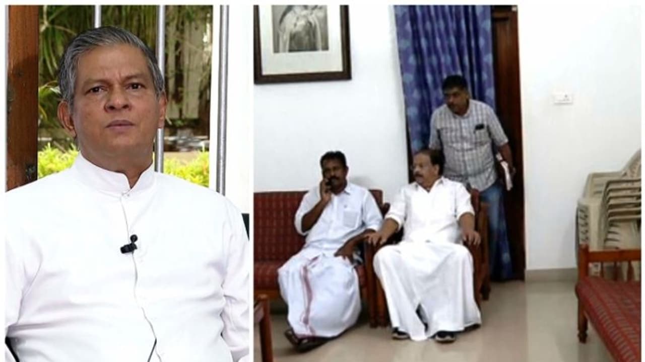 'ഫാ. യൂജിൻ പെരേരയ്ക്കെതിരെ കേസെടുത്തത് മ്ലേഛം'; ഐക്യദാര്ഢ്യമറിയിച്ച് കെ. സുധാകരൻ ലത്തീൻ ബിഷപ്പ് ഹൗസിൽ 'ഫാ. യൂജിൻ പെരേരയ്ക്കെതിരെ കേസെടുത്തത് മ്ലേഛം'; ഐക്യദാര്ഢ്യമറിയിച്ച് കെ. സുധാകരൻ ലത്തീൻ ബിഷപ്പ് ഹൗസിൽ