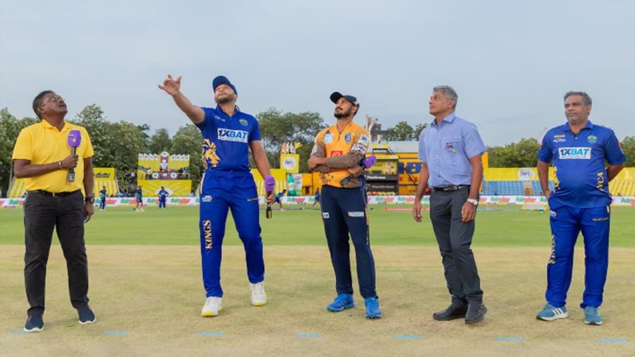 TNPL 2023 Final: டிஎன்பிஎல் ஃபைனல்: லைகா கோவை கிங்ஸ் பேட்டிங்; என்ன செய்யப் போகிறது நெல்லை? TNPL 2023 Final: டிஎன்பிஎல் ஃபைனல்: லைகா கோவை கிங்ஸ் பேட்டிங்; என்ன செய்யப் போகிறது நெல்லை?