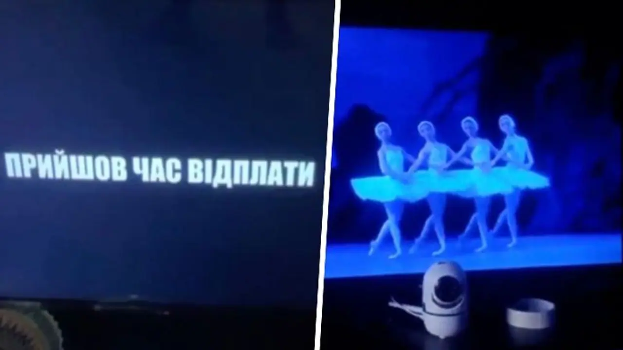 'The hour of reckoning has come': Ukrainians warn Russians in petrifying TV message after hack (WATCH)