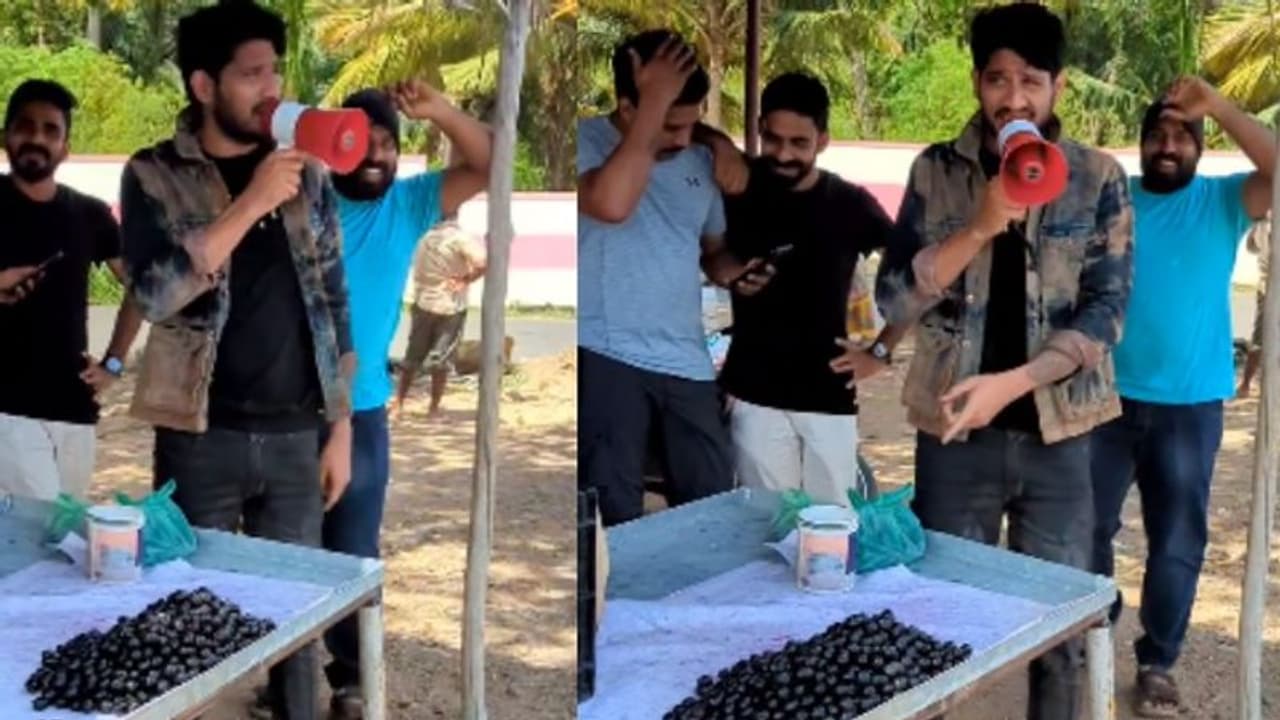 ആളുകളെ കൈകാട്ടി വിളിച്ച് അഖിലിന്റെ ഞാവൽപ്പഴ വിൽപ്പന; 'വന്ന വഴി മറന്നിട്ടില്ല ദാസാ' എന്ന് കമന്റുകൾ