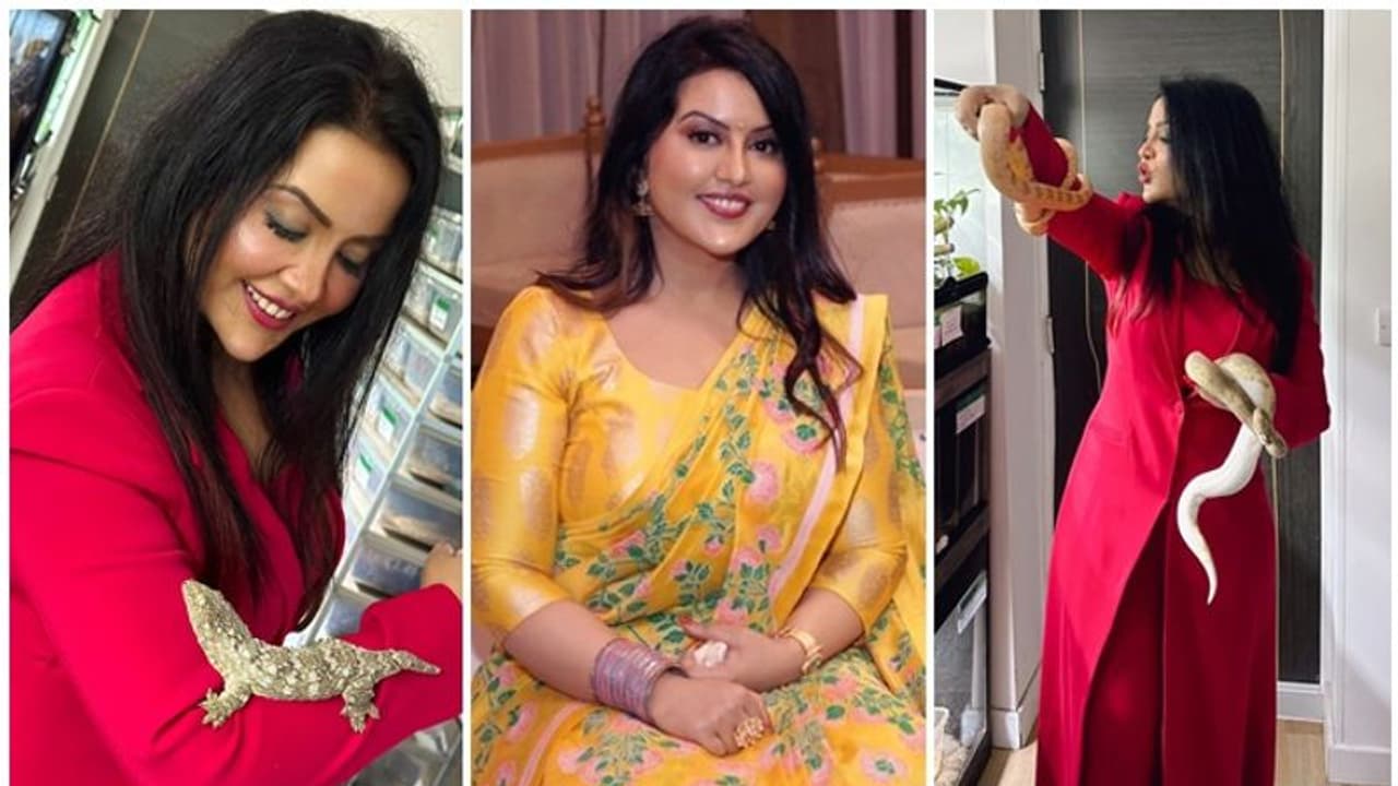 ಹಾವಿನೊಂದಿಗೆ ಅಮೃತಾ ಫಡ್ನವಿಸ್, 'ಮಹಾರಾಷ್ಟ್ರದಲ್ಲಿ ಹೀಗೆ ಆಗ್ತಿದೆ' ಎಂದ ನೆಟ್ಟಿಗರು! ಹಾವಿನೊಂದಿಗೆ ಅಮೃತಾ ಫಡ್ನವಿಸ್, 'ಮಹಾರಾಷ್ಟ್ರದಲ್ಲಿ ಹೀಗೆ ಆಗ್ತಿದೆ' ಎಂದ ನೆಟ್ಟಿಗರು!