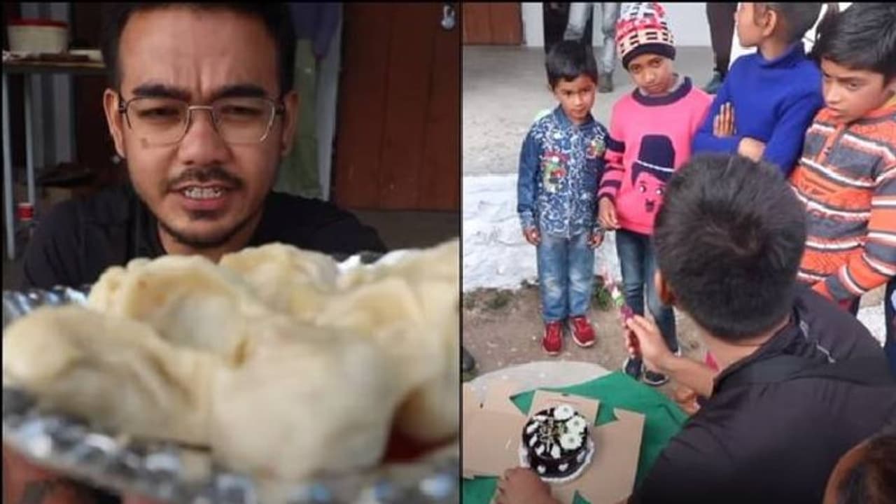 Viral video: ​ഗ്രാമവാസികൾക്ക് യൂട്യൂബറുടെ മോമോസ് പാർട്ടി, വൈറലായി വീഡിയോ