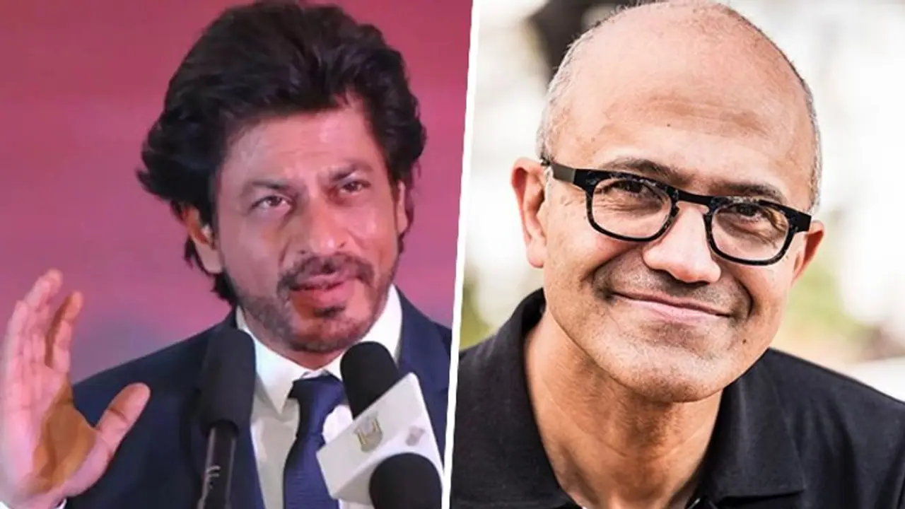 A cricket connection now links Microsoft CEO Satya Nadella and Bollywood actor Shah Rukh Khan A cricket connection now links Microsoft CEO Satya Nadella and Bollywood actor Shah Rukh Khan