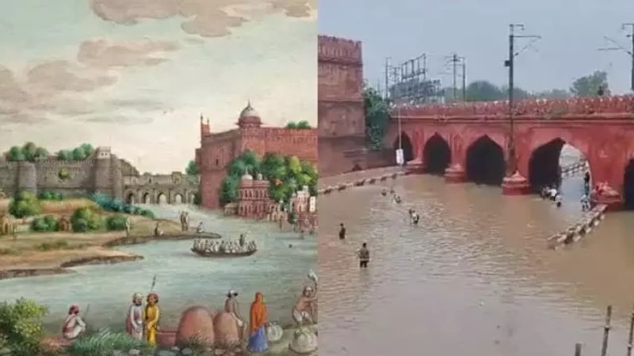 യമുനാനദി കര കവിഞ്ഞതോടെ വൈറലായി പണ്ടത്തെ പെയിന്റിംഗുകളും ഫോട്ടോകളും യമുനാനദി കര കവിഞ്ഞതോടെ വൈറലായി പണ്ടത്തെ പെയിന്റിംഗുകളും ഫോട്ടോകളും