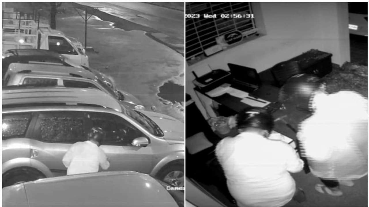 ഹെൽമറ്റ് ധരിച്ച് രാത്രി കാർ ഷോമൂറിൽ കയറി 2 പേർ, മാരുതി സ്വിഫ്റ്റും ഹ്യൂണ്ടായ് ക്രെറ്റയും മോഷ്ടിച്ചു ഹെൽമറ്റ് ധരിച്ച് രാത്രി കാർ ഷോമൂറിൽ കയറി 2 പേർ, മാരുതി സ്വിഫ്റ്റും ഹ്യൂണ്ടായ് ക്രെറ്റയും മോഷ്ടിച്ചു