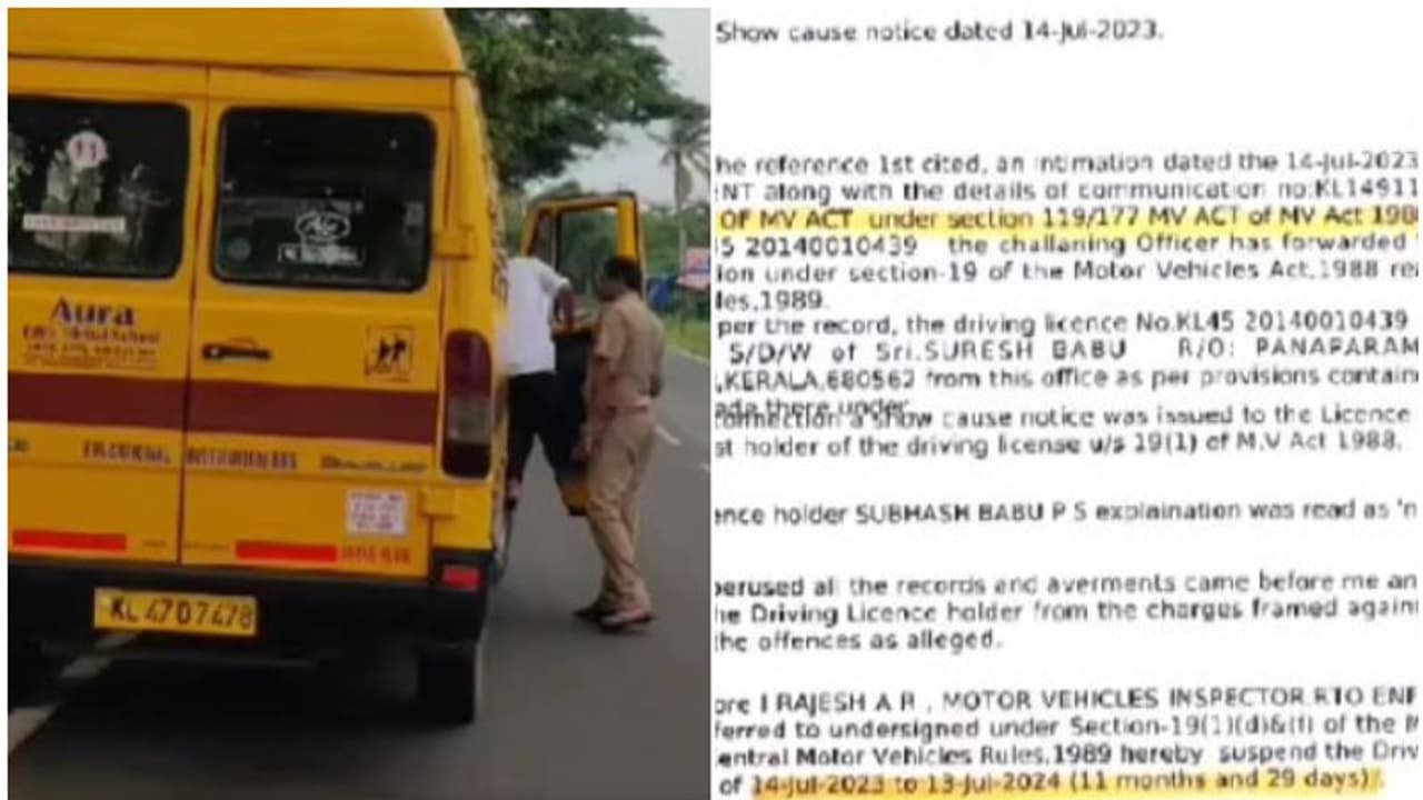 മദ്യലഹരിയിൽ സ്കൂൾ ബസ് ഓട്ടം, ചെന്നുപെട്ടത് എംവിഡിയുടെ മുന്നിൽ; എട്ടിൻ്റെ പണിയായി! മദ്യലഹരിയിൽ സ്കൂൾ ബസ് ഓട്ടം, ചെന്നുപെട്ടത് എംവിഡിയുടെ മുന്നിൽ; എട്ടിൻ്റെ പണിയായി!