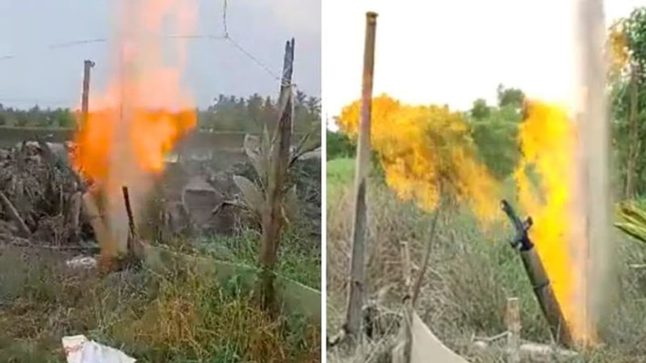 அதிர்ச்சி..! விவசாய நிலத்தில் இருந்து வெளியேறிய தீப்பிழம்பு தெறித்து ஓடிய விவசாயிகள் வைரல் வீடியோ