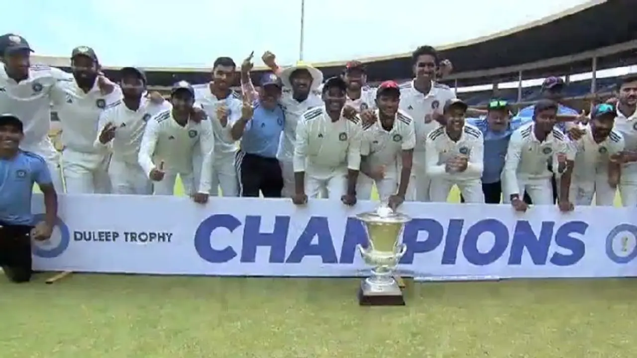 Duleep Trophy: ಪಶ್ಚಿಮ ವಲಯ ಬಗ್ಗುಬಡಿದ ದಕ್ಷಿಣ ವಲಯ ಚಾಂಪಿಯನ್‌..! ಕಳೆದ ಸೋಲಿನ ಲೆಕ್ಕಾಚುಕ್ತಾ..!