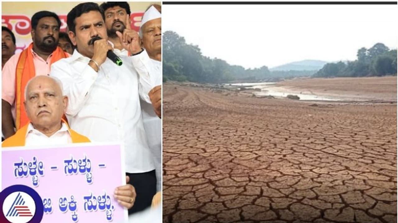 21 ಜಿಲ್ಲೆಗಳಲ್ಲಿ ಬರಗಾಲದ ಛಾಯೆ, ಮಲೆನಾಡಿನಲ್ಲೂ ಕುಡಿಯುವ ನೀರಿಗೆ ಹಾಹಾಕಾರ': ಶಾಸಕ ವಿಜಯೇಂದ್ರ ಮಾಹಿತಿ
