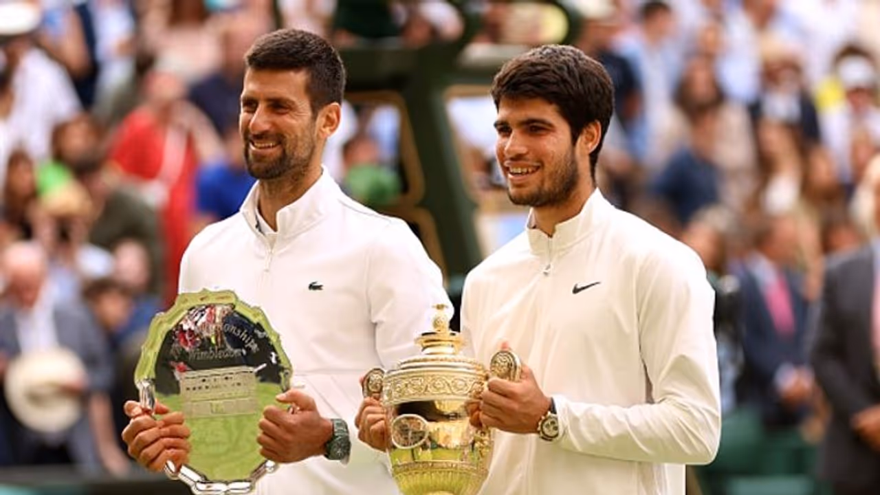 'This is even Stevens': WATCH Djokovic's classic speech after Alcaraz bags 'deserving' Wimbledon 2023 title