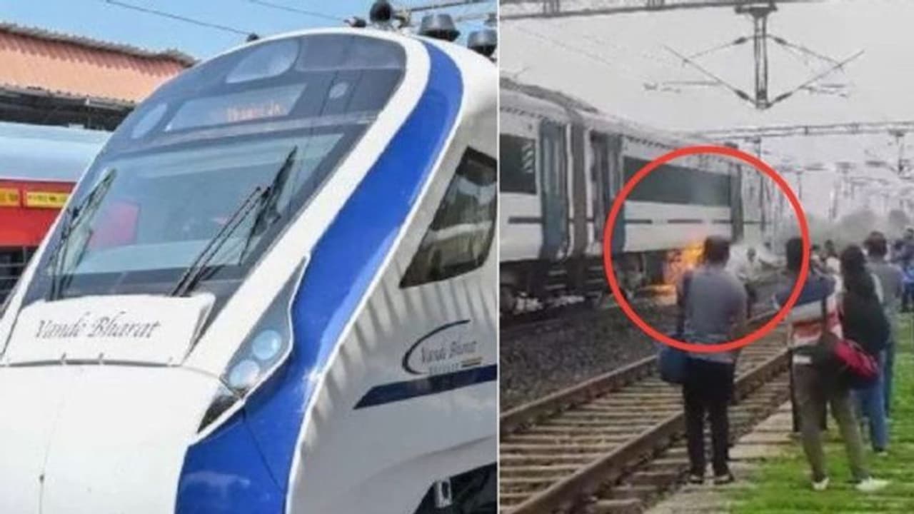 Vande Bharat Express : வந்தே பாரத் ரயிலில் தீ விபத்து.. அலறியடித்து ஓடிய பயணிகள் என்ன நடந்தது? முழு பின்னணி Vande Bharat Express : வந்தே பாரத் ரயிலில் தீ விபத்து.. அலறியடித்து ஓடிய பயணிகள் என்ன நடந்தது? முழு பின்னணி