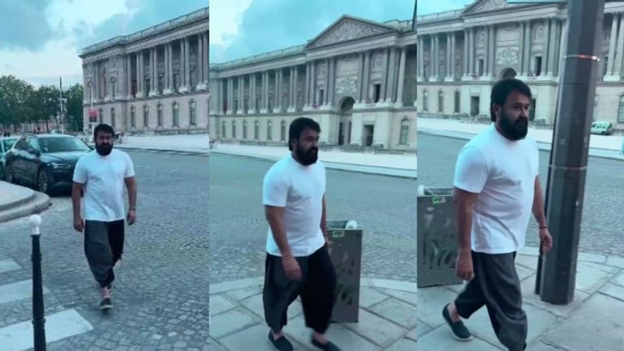 നീ നടന്താൽ നട അഴക്..; പാരിസിൽ ചുറ്റിക്കറങ്ങി മോഹൻലാൽ,'ജോറായിട്ടുണ്ടല്ലോ'ന്ന് ആരാധകർ 