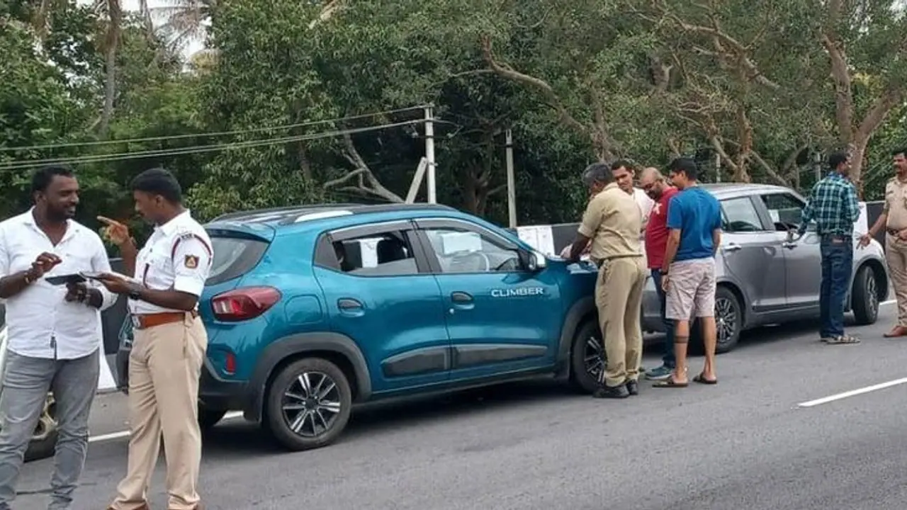 ಬೆಂ ಮೈ ಹೈವೇಯಲ್ಲಿ ನಿಯಮ ಉಲ್ಲಂಘನೆ: ಪೊಲೀಸರಿಂದ 1 ಲಕ್ಷ ದಂಡ ವಸೂಲಿ