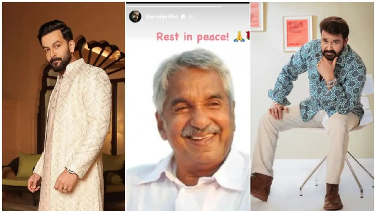 Oommen Chandy no more: Mohanlal, Prithviraj, Kunchacko, Suresh Gopi and other Malayalam stars pay tribute