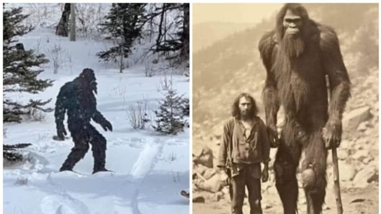 ഡ്രോണ്‍ കണ്ണുകള്‍ പിടിച്ചെടുത്ത ബിഗ്‍ഫൂട്ട്, യാഥാര്‍ത്ഥ്യമോ? വൈറലായി ഒരു വീഡിയോ !