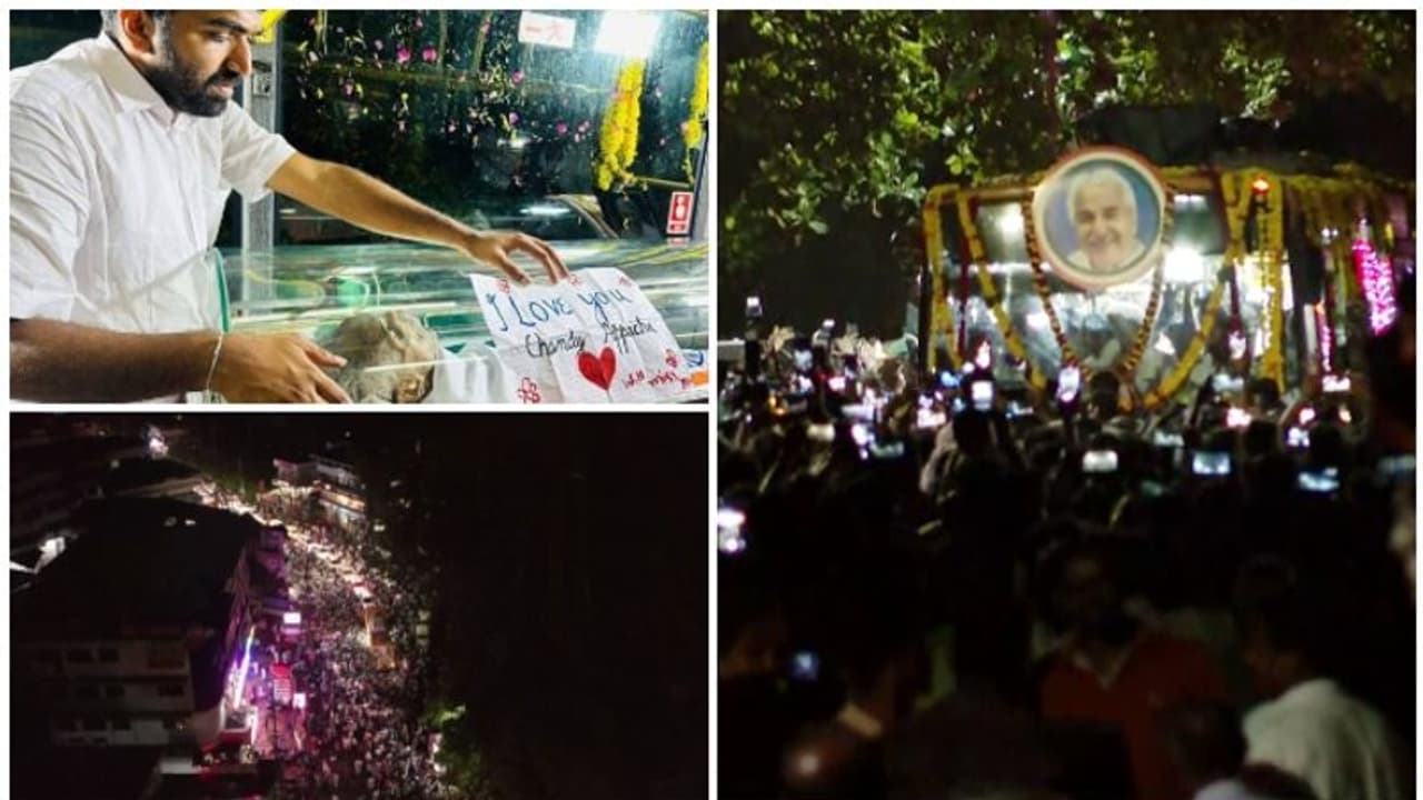 ആൾക്കൂട്ടത്തിൽ അലിഞ്ഞ് ഉമ്മൻചാണ്ടിയുടെ അന്ത്യയാത്ര; വാഹനവ്യൂഹം അടൂരില്, യാത്ര 16 മണിക്കൂർ പിന്നിട്ടു ആൾക്കൂട്ടത്തിൽ അലിഞ്ഞ് ഉമ്മൻചാണ്ടിയുടെ അന്ത്യയാത്ര; വാഹനവ്യൂഹം അടൂരില്, യാത്ര 16 മണിക്കൂർ പിന്നിട്ടു