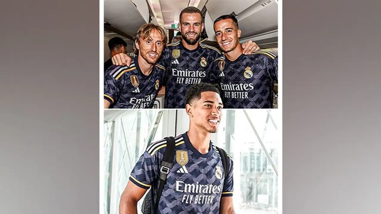 Real Madrid unveils 2023/24 away kit in unique fashion Real Madrid unveils 2023/24 away kit in unique fashion