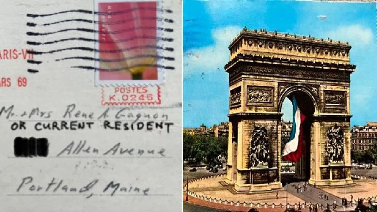 Mystery of the decades! US woman receives postcard mailed from Paris 54 years ago Mystery of the decades! US woman receives postcard mailed from Paris 54 years ago