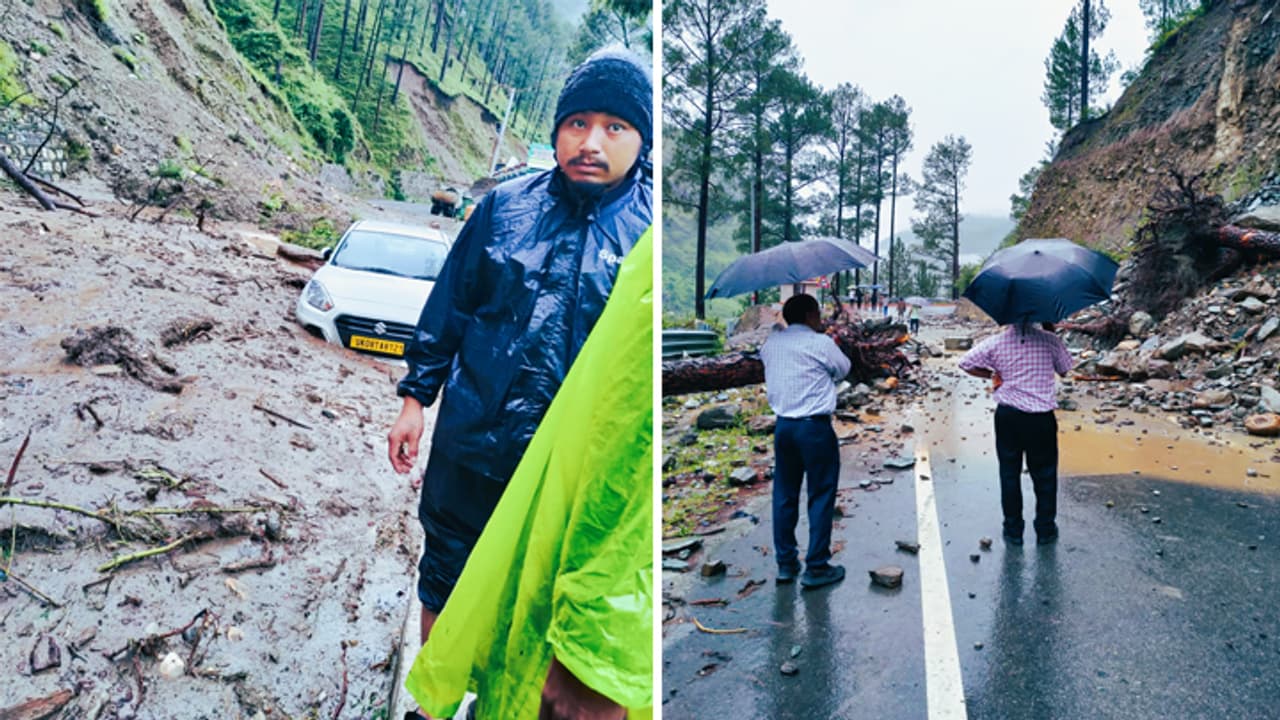 Cloudburst in Uttarakhand: Yamunotri, Badrinath highways blocked due to falling debris Cloudburst in Uttarakhand: Yamunotri, Badrinath highways blocked due to falling debris
