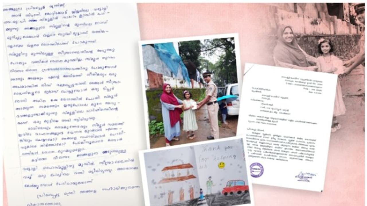 'സ്കൂളിന് മുന്നിലെ റോഡ് കടക്കാൻ ബുദ്ധിമുട്ടാണ്, പൊലീസുകാരെ നിര്‍ത്താമോ?' കത്തയച്ച് ശിവാനി, നടപടിയുമായി മന്ത്രി