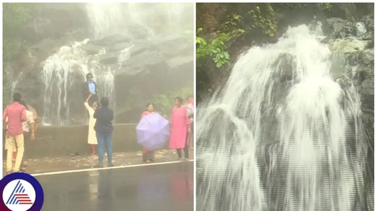 ಮಳೆಗಾಲದಲ್ಲಿ ಪ್ರವಾಸಿಗರನ್ನು ಸೆಳೆಯುವ ಚಾರ್ಮಾಡಿಯ ಮಿನಿ ಜಲಪಾತಗಳು: ಎಂದೂ ನೋಡಿರದ ದೃಶ್ಯಕಾವ್ಯಗಳು