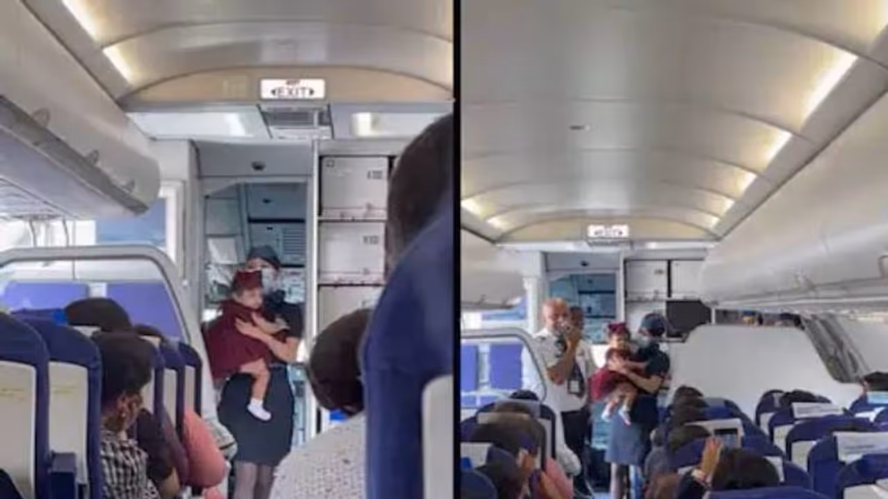 കുഞ്ഞുയാത്രക്കാരിയുടെ ഒന്നാം പിറന്നാൾ, വിമാനത്തിനുള്ളിൽ ആഘോഷമാക്കി ക്യാബിൻ ക്രൂ കുഞ്ഞുയാത്രക്കാരിയുടെ ഒന്നാം പിറന്നാൾ, വിമാനത്തിനുള്ളിൽ ആഘോഷമാക്കി ക്യാബിൻ ക്രൂ