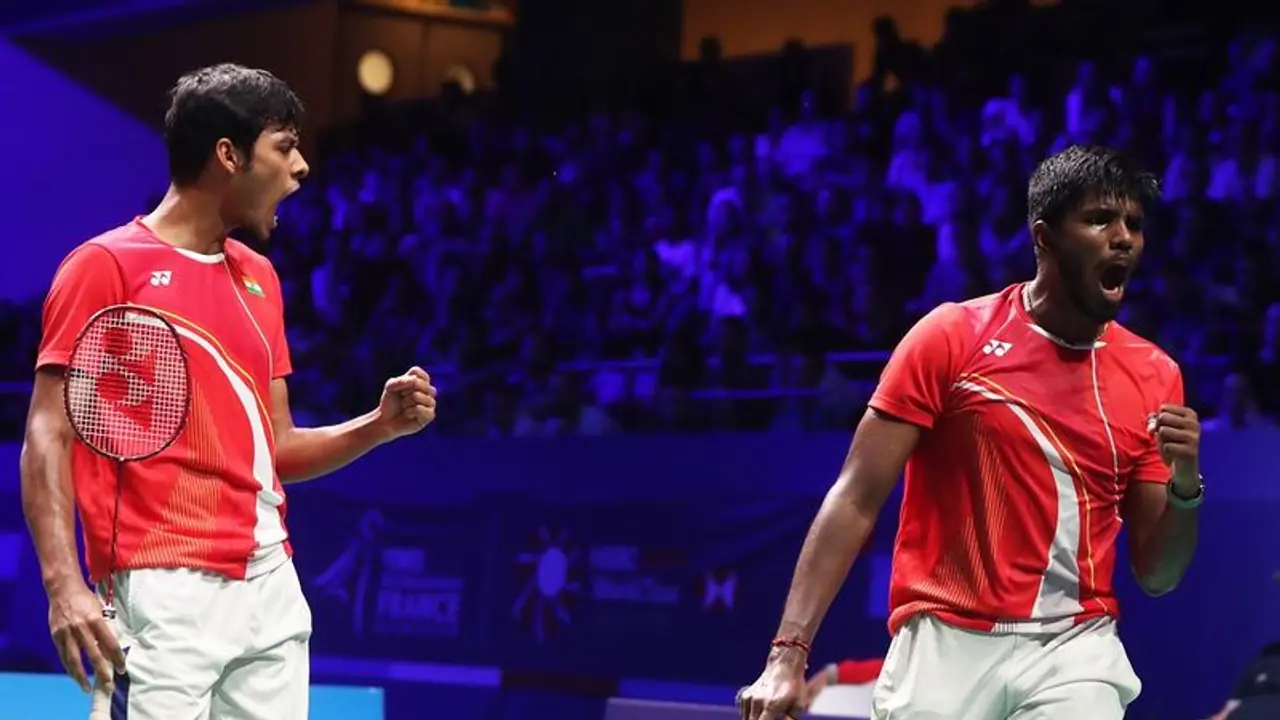 കൊറിയ ഓപ്പണ് സൂപ്പര് 500 ബാഡ്മിന്റണ്: ഒന്നാം നമ്പര് ജോഡിയെ തകര്ത്തു! സാത്വിക് ചിരാഗ് സഖ്യത്തിന് കിരീടം കൊറിയ ഓപ്പണ് സൂപ്പര് 500 ബാഡ്മിന്റണ്: ഒന്നാം നമ്പര് ജോഡിയെ തകര്ത്തു! സാത്വിക് ചിരാഗ് സഖ്യത്തിന് കിരീടം