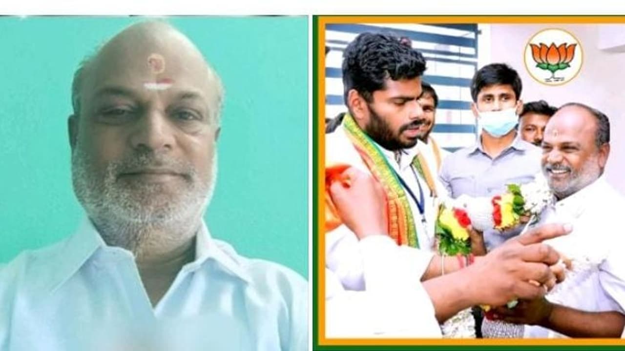 கருணாநிதி, கனிமொழி தொடர்பாக அவதூறு பேச்சு..! பாஜக மாவட்ட தலைவரை தட்டி தூக்கிய போலீஸ் கருணாநிதி, கனிமொழி தொடர்பாக அவதூறு பேச்சு..! பாஜக மாவட்ட தலைவரை தட்டி தூக்கிய போலீஸ்