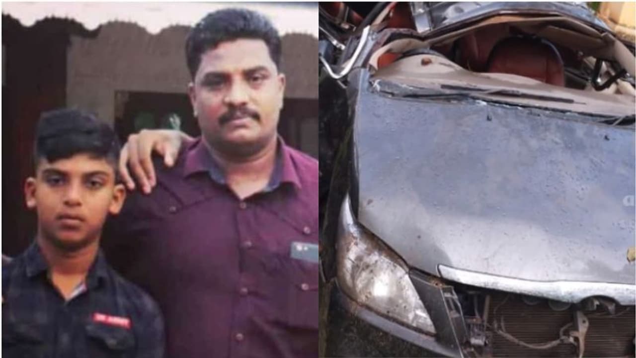 മൈസൂരുവിലേക്ക് പോകവെ ഇന്നോവ കാർ അപകടത്തിൽപ്പെട്ടു; മലപ്പുറം സ്വദേശികളായ പിതാവിനും മകനും ദാരുണാന്ത്യം മൈസൂരുവിലേക്ക് പോകവെ ഇന്നോവ കാർ അപകടത്തിൽപ്പെട്ടു; മലപ്പുറം സ്വദേശികളായ പിതാവിനും മകനും ദാരുണാന്ത്യം