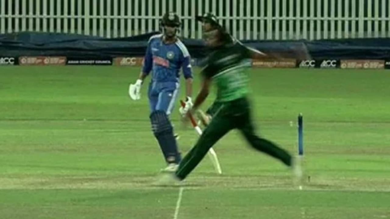 Emerging Asia Cup, India A vs Pak A: Sai Sudharsan dismissed on no ball? Incident that sparked debate Emerging Asia Cup, India A vs Pak A: Sai Sudharsan dismissed on no ball? Incident that sparked debate