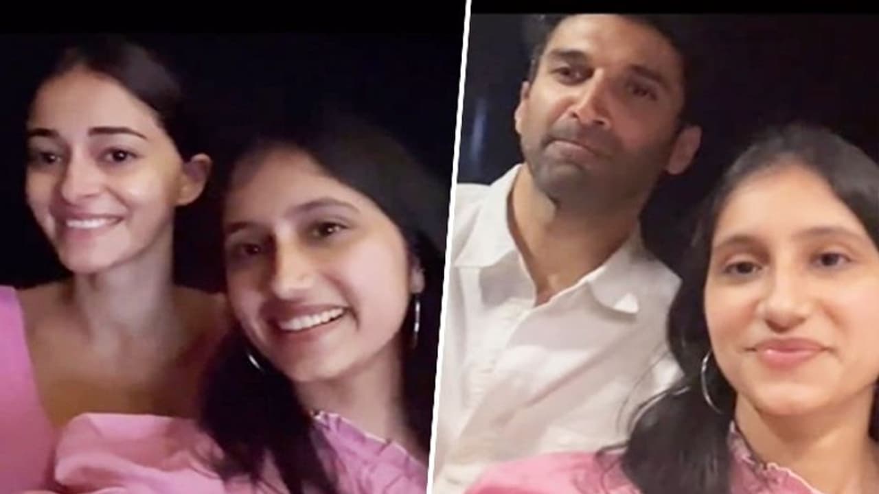 Rumoured love birds Ananya Panday, Aditya Roy Kapoor watch 'Barbie', enjoy romantic movie date night; see pics