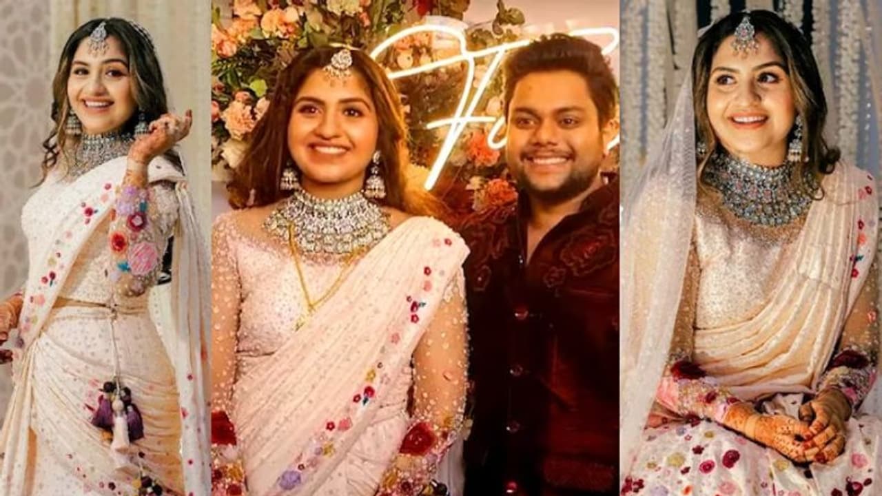 ബീന കണ്ണന്റെ പിങ്ക് ഫ്ലോറൽ ലെഹങ്കയില് രാജകീയ ലുക്കിൽ നൂറിൻ; വിവാഹ വീഡിയോ വൈറല് ബീന കണ്ണന്റെ പിങ്ക് ഫ്ലോറൽ ലെഹങ്കയില് രാജകീയ ലുക്കിൽ നൂറിൻ; വിവാഹ വീഡിയോ വൈറല്