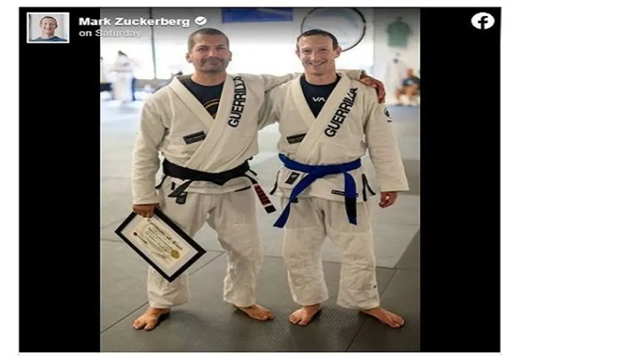 బ్రెజిలియన్ జియు జిట్సులో బ్లూ బెల్ట్ సంపాదించిన మెటా సీఈఓ.. అతనికి సెండ్ మీ లొకేషన్ అంటూ ఛాలెంజ్.. 