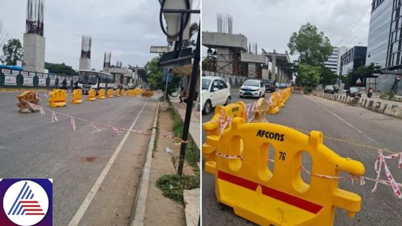 Bengaluru traffic advisory: Slow moving traffic near Devarabeesanahalli flyover as metro pillar work resumes