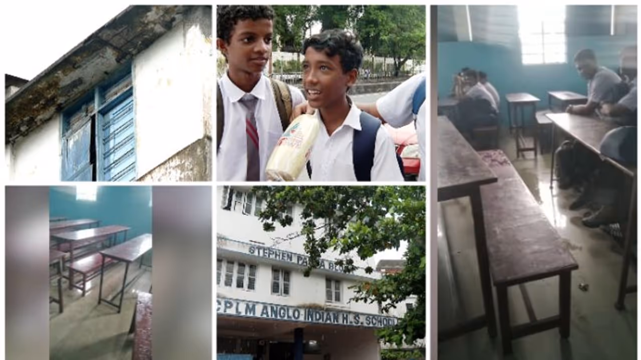 ചോർന്നൊലിക്കുന്ന ക്ലാസ്മുറികൾ, ശുചിമുറിയില്ല, മാനേജരില്ല; അതീവ ശോചനീയാവസ്ഥയിൽ കൊച്ചിയിലെ സ്കൂൾ