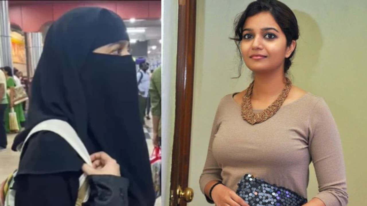 புர்கா அணிந்தபடி.. கோவிலுக்கு பயணம்! பரபரப்பை கிளப்பிய நடிகை சுவாதியின் வீடியோ