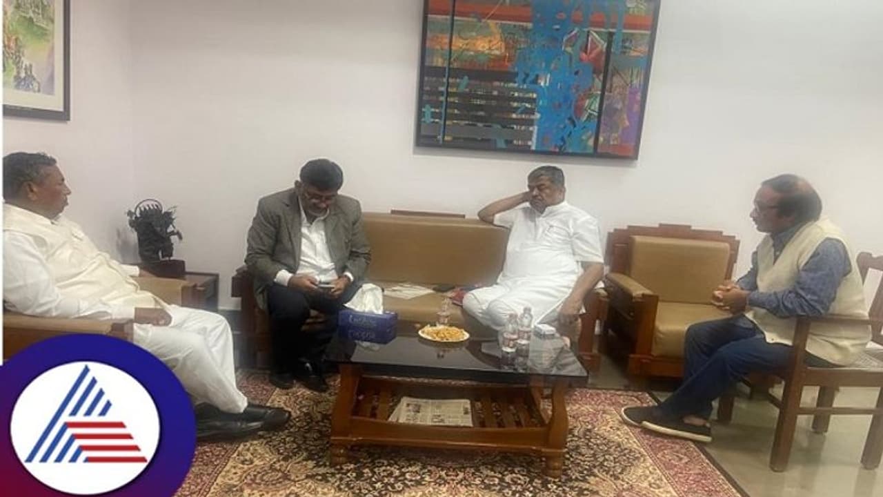 ಬಿಕೆ ಹರಿಪ್ರಸಾದ್ ಭೇಟಿಯಾದ ಕೆಪಿಸಿಸಿ ಅಧ್ಯಕ್ಷ, ಡಿಸಿಎಂ ಡಿ ಕೆ ಶಿವಕುಮಾರ್