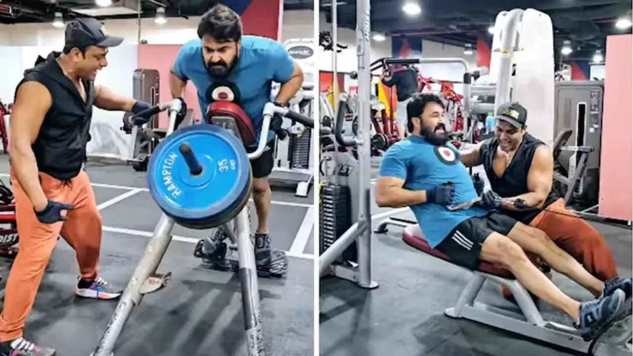 Malayalam superstar Mohanlal at 63 lifts 100 Kg; video goes viral (WATCH)