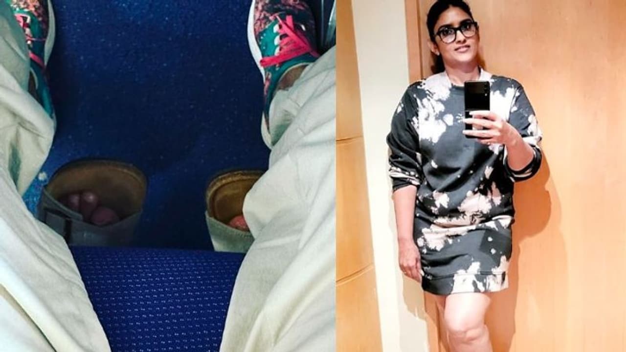 విమానంలో కాళ్ళు అక్కడ పెట్టి వెకిలి చేష్టలు, ఇచ్చి పడేసిన అర్జున్ రెడ్డి నటి.. ఎముకలు విరిగేలా.. విమానంలో కాళ్ళు అక్కడ పెట్టి వెకిలి చేష్టలు, ఇచ్చి పడేసిన అర్జున్ రెడ్డి నటి.. ఎముకలు విరిగేలా..