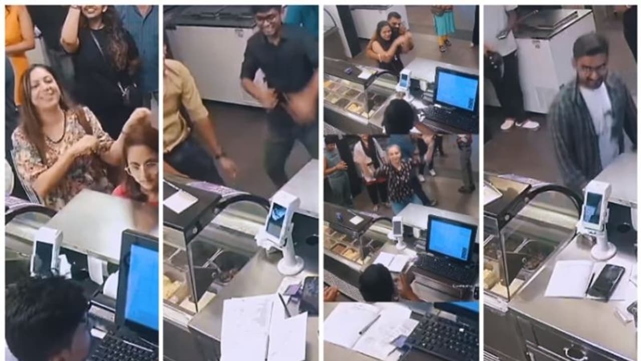 നൃത്തം ചെയ്താൽ ഐസ്ക്രീം ഫ്രീ; ഐസ്ക്രീം പ്രേമികൾക്ക് വ്യത്യസ്ത വിരുന്നൊരുക്കി ബംഗളൂരുവിലെ ഐസ്ക്രീം പാർലർ !