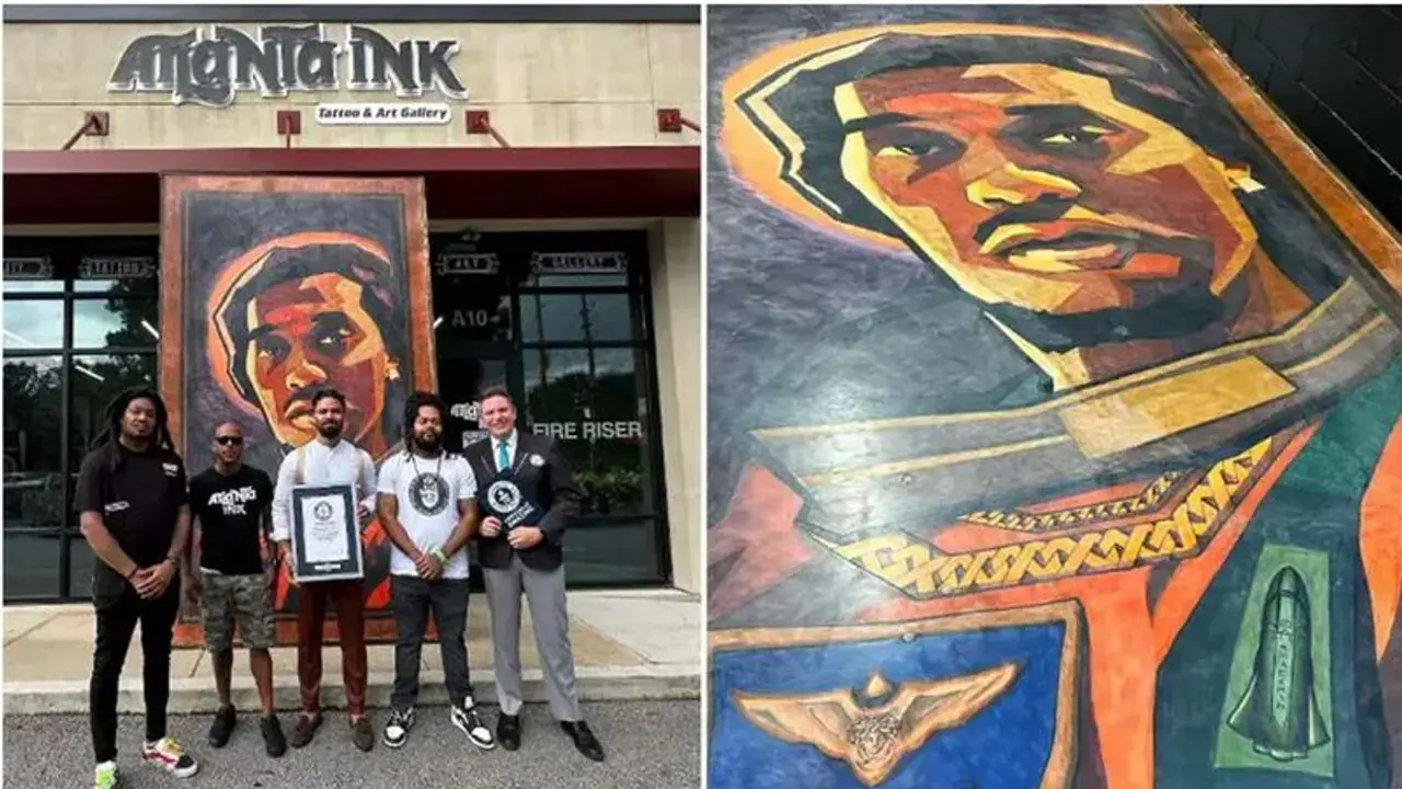 Giant tattoo made as tribute to American rapper Takeoff sets Guinness World Record