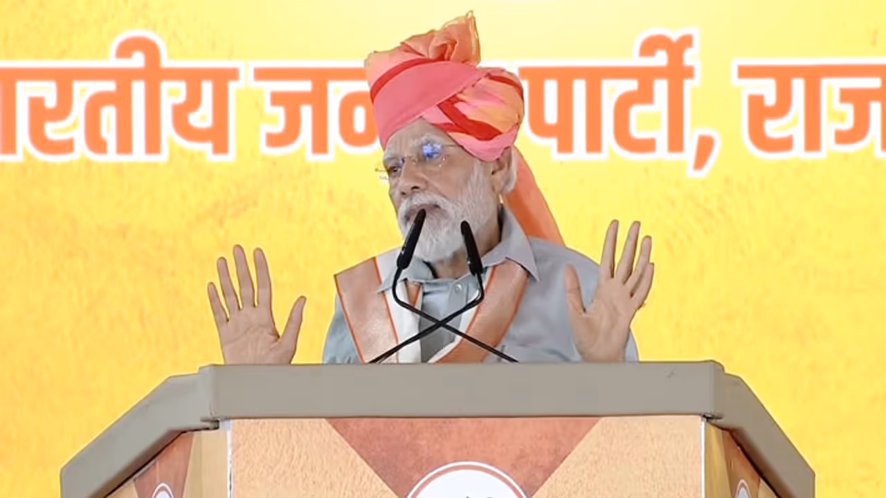 'Nahi sahega Rajasthan': PM Modi attacks Congress over 'red diary', crimes against women