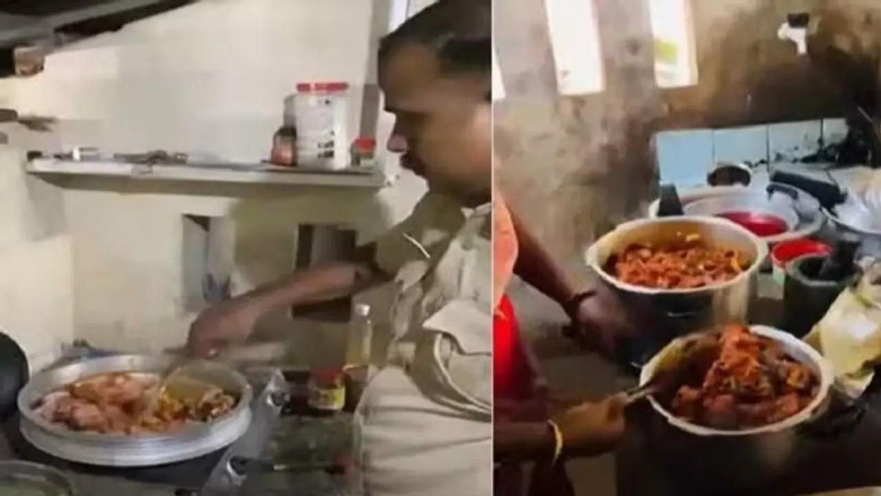 கேரளாவில் போலீஸ் நிலையத்தில் சூப்பரா கோழிக்கறி சமைத்து ருசித்த போலீசாருக்கு ஐஜி நோட்டீஸ்; வைரல் வீடியோ!! கேரளாவில் போலீஸ் நிலையத்தில் சூப்பரா கோழிக்கறி சமைத்து ருசித்த போலீசாருக்கு ஐஜி நோட்டீஸ்; வைரல் வீடியோ!!