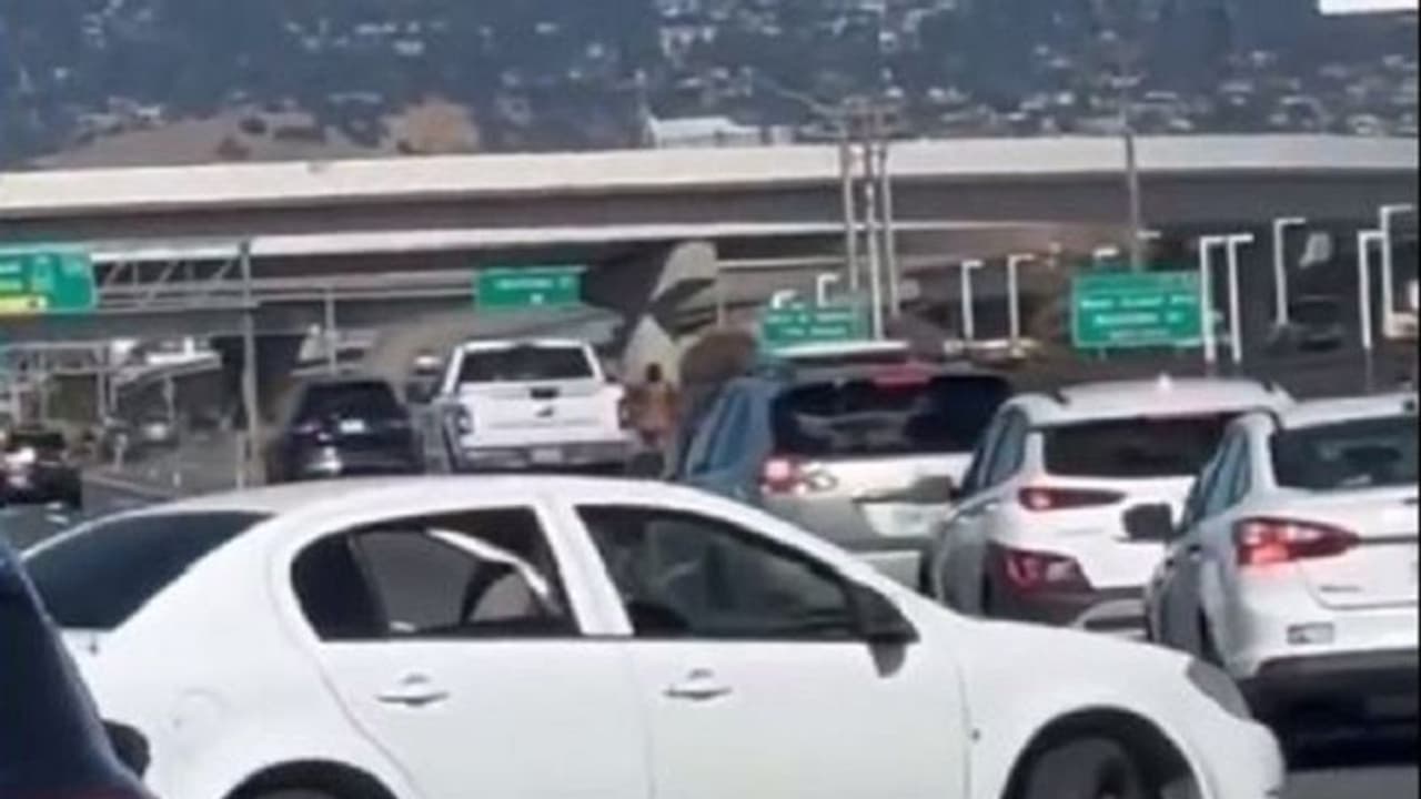 ಹೆದ್ದಾರಿಯಲ್ಲಿ ಸಿಕ್ಕ ಸಿಕ್ಕ ಕಾರುಗಳ ಮೇಲೆ ಶೂಟ್‌ ಮಾಡಿದ ಬೆತ್ತಲೆ ಮಹಿಳೆ: ವಿಡಿಯೋ ವೈರಲ್‌