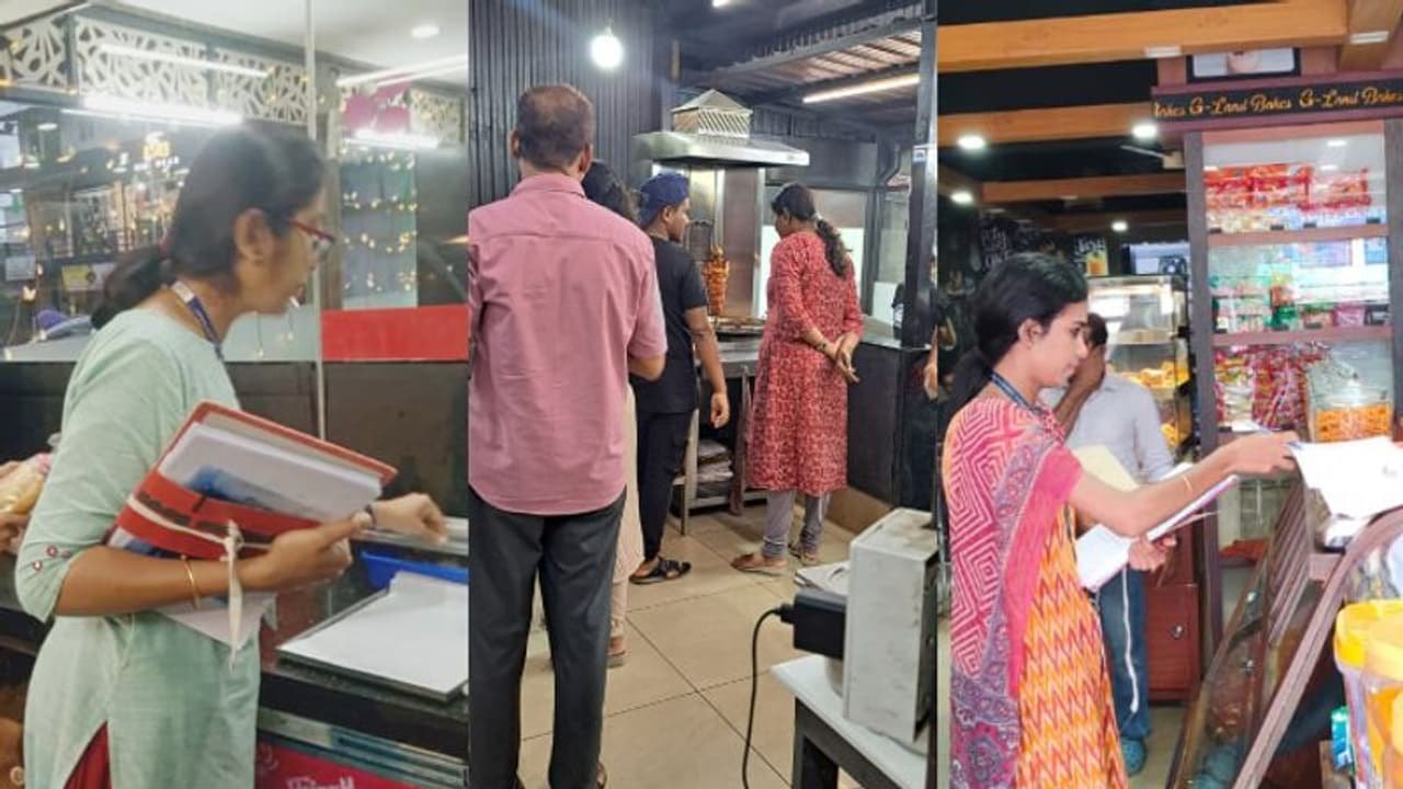 നിരവധി കച്ചവട സ്ഥാപനങ്ങൾക്ക് ഭക്ഷ്യസുരക്ഷാ ലൈസന്സില്ലെന്ന് കണ്ടെത്തല്; സംസ്ഥാന വ്യാപക പരിശോധന തുടങ്ങുന്നു നിരവധി കച്ചവട സ്ഥാപനങ്ങൾക്ക് ഭക്ഷ്യസുരക്ഷാ ലൈസന്സില്ലെന്ന് കണ്ടെത്തല്; സംസ്ഥാന വ്യാപക പരിശോധന തുടങ്ങുന്നു