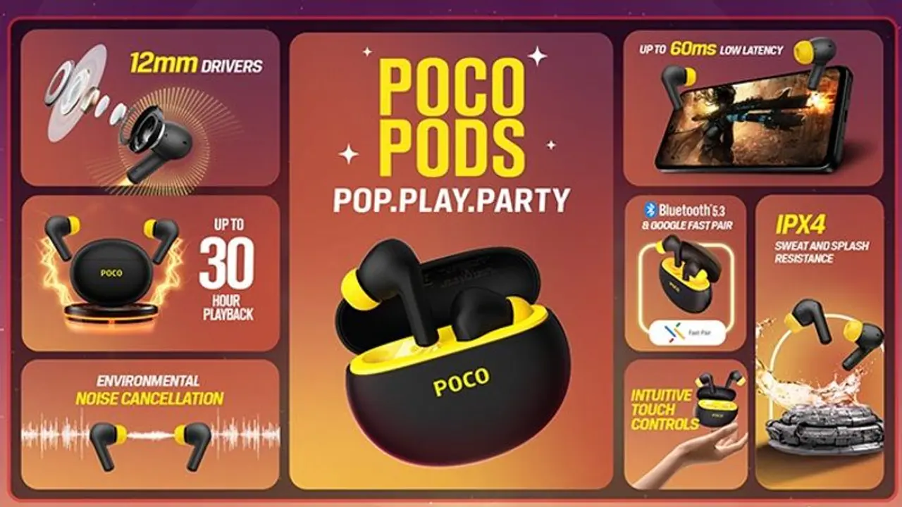 Poco Pods TWS earphones price ANNOUNCED ahead of July 29 launch; Know specs, colours & more Poco Pods TWS earphones price ANNOUNCED ahead of July 29 launch; Know specs, colours & more