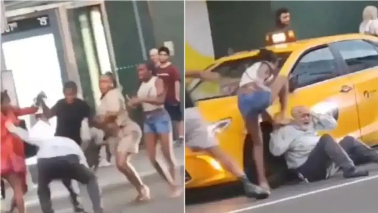 WATCH: Elderly NYC taxi driver brutally beaten by 5 attackers; distressing video goes viral WATCH: Elderly NYC taxi driver brutally beaten by 5 attackers; distressing video goes viral