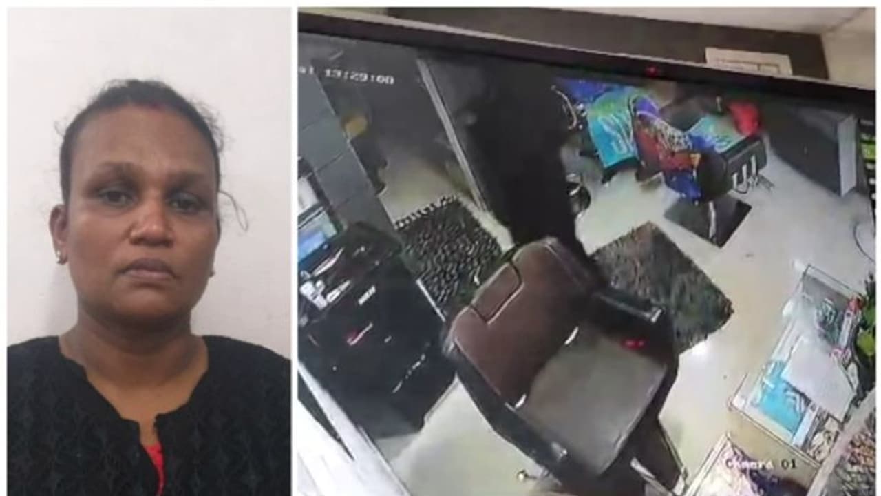 പർദ്ദ ധരിച്ചെത്തി, ബ്യൂട്ടിപാലർ ജീവനക്കാരിയുടെ മുഖത്ത് മുളക് പൊടി വിതറി മാലപ്പൊട്ടിക്കാൻ ശ്രമം; യുവതി പിടിയിൽ പർദ്ദ ധരിച്ചെത്തി, ബ്യൂട്ടിപാലർ ജീവനക്കാരിയുടെ മുഖത്ത് മുളക് പൊടി വിതറി മാലപ്പൊട്ടിക്കാൻ ശ്രമം; യുവതി പിടിയിൽ